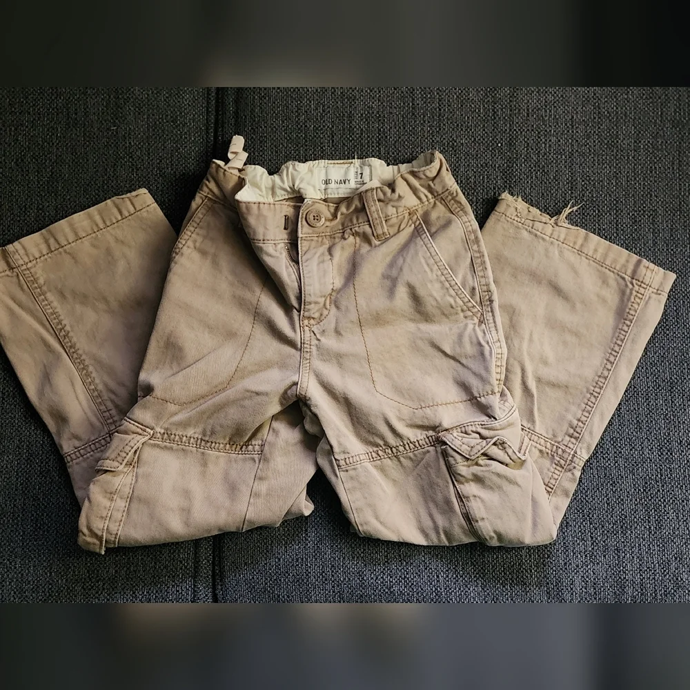 Boys Old Navy Adjustable Waist Cargo Pants